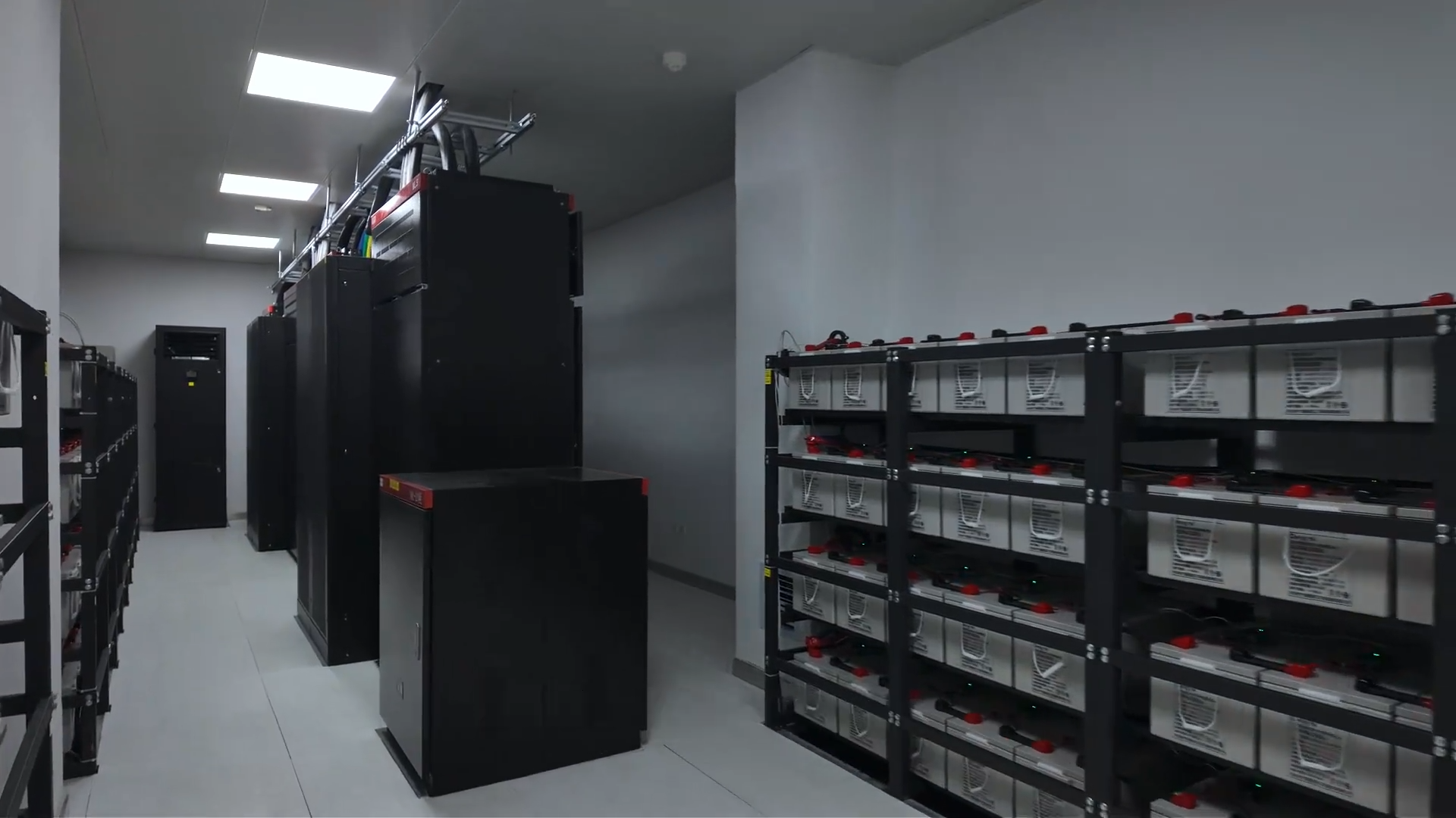 Data Center Interior with ASIC Miners
